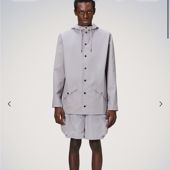 Rains Other - NWT RAINS XL Jacket in Cement gray